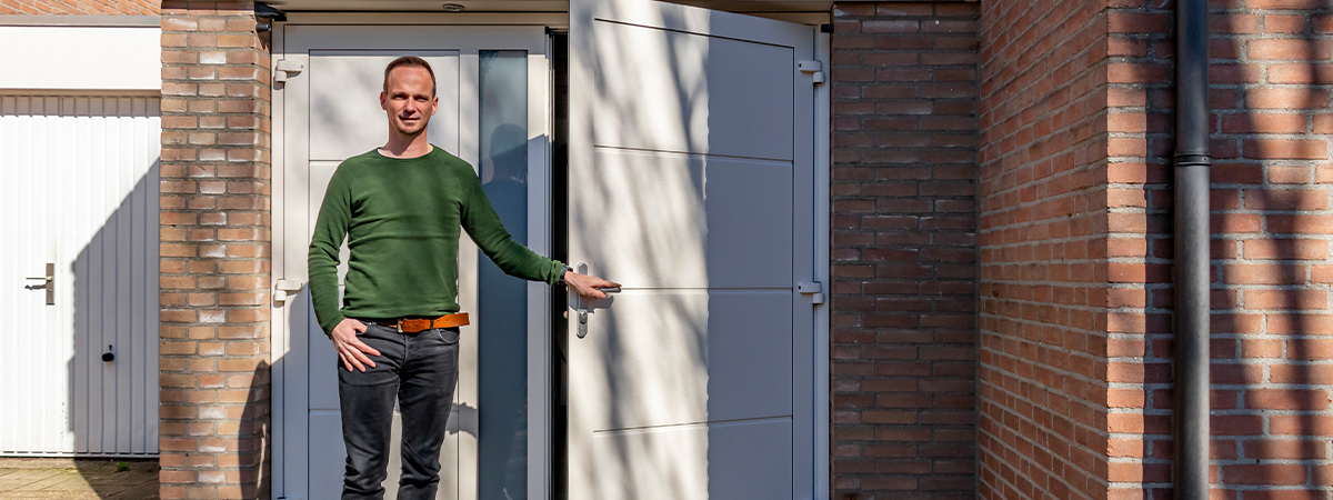 Ambassa openslaande deuren met glas