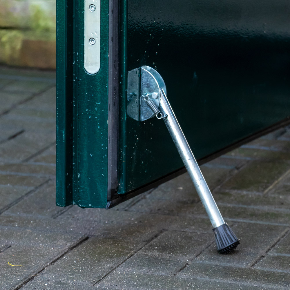 Omklapvoetje openslaande garagedeur