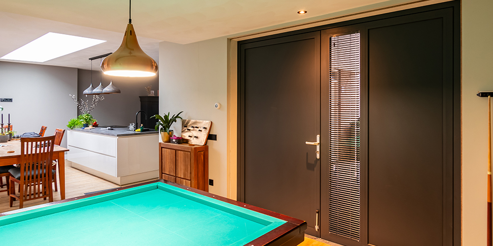 Openslaande deuren met glas