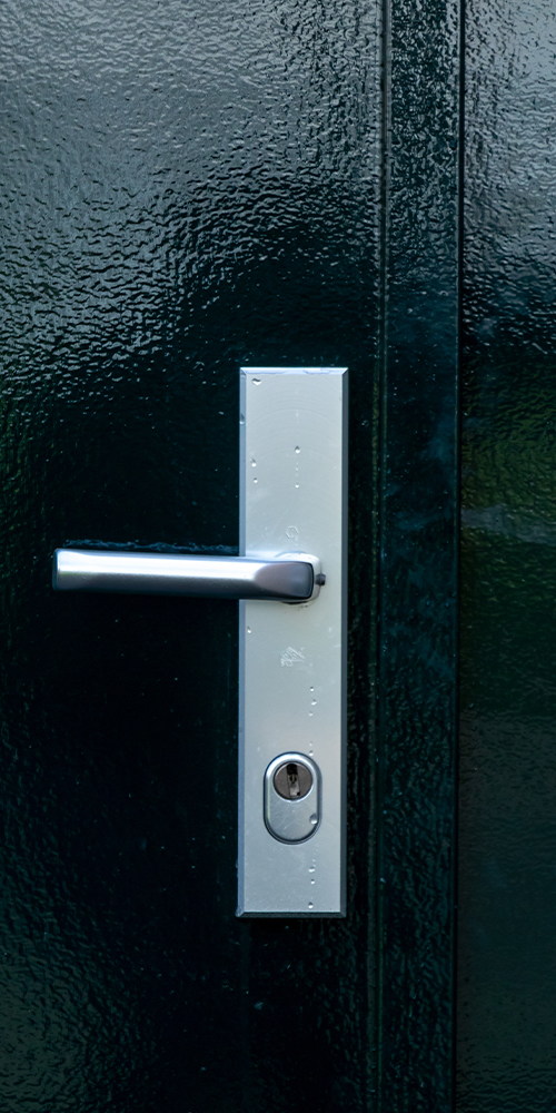 Garagedeur openslaand van hout